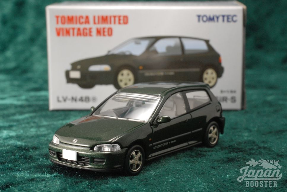 Modell 1989 TomyTEC 290179 Honda Civic 25XT Sammlermodelle schwarz Die- Cast