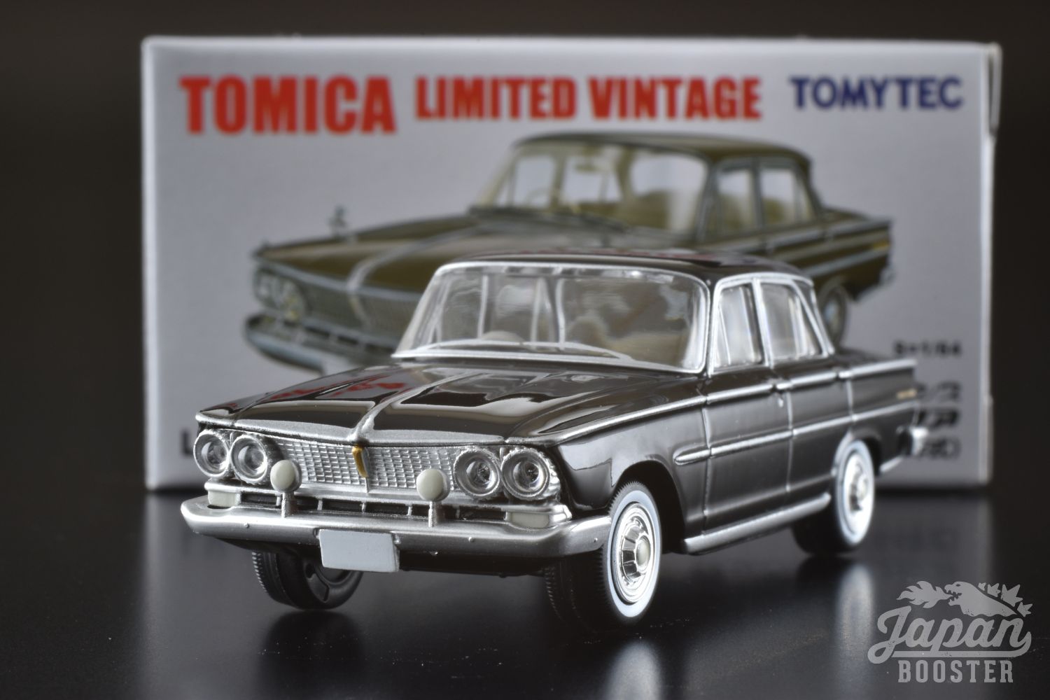 Tomica Limited Vintage LV-02f NISSAN PRINCE GLORIA 1/64 Tomytec TOMY BLACK 